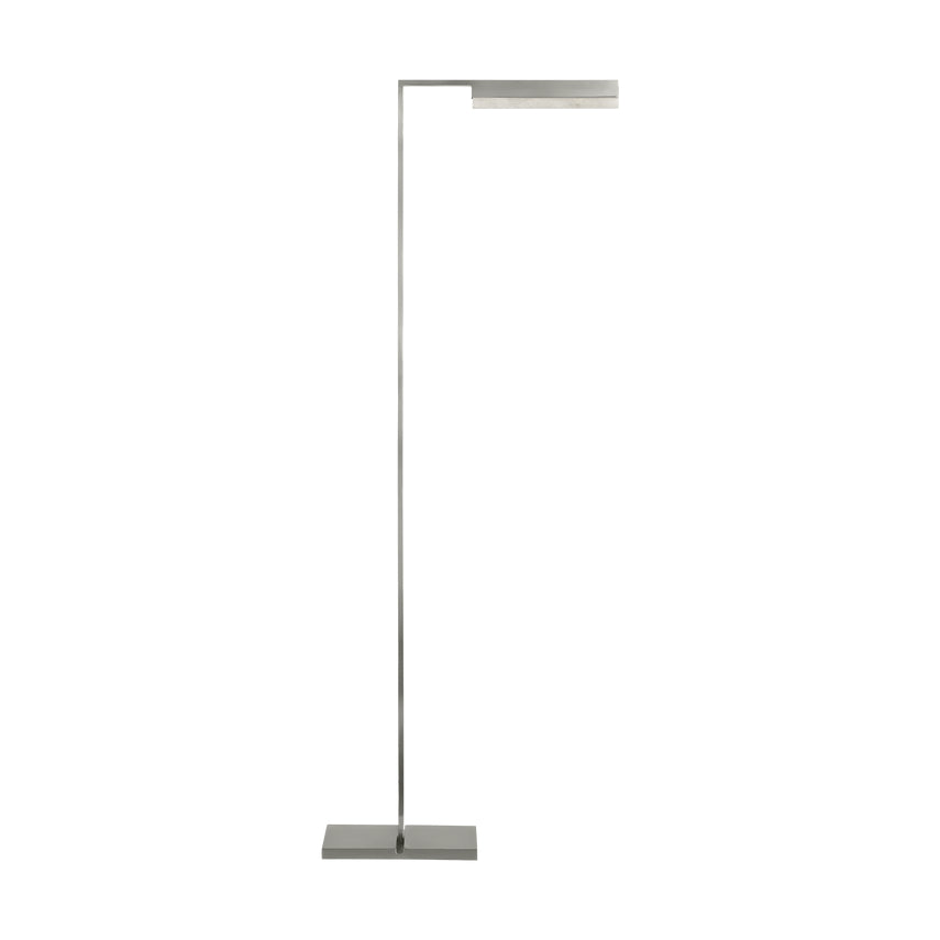 Linea 42 Alabaster LED Floor Lamp Dimmable by Visual & Comfort & Co