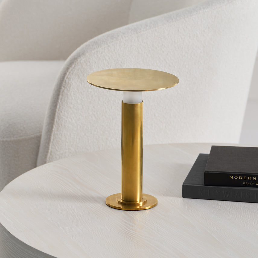 Miguel 10Inch Portable LED Table Lamp Wireless by Visual & Comfort & Co