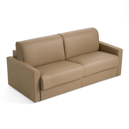 Lamod Italia Revers Italian Modern Desert Leather Queen Sofabed