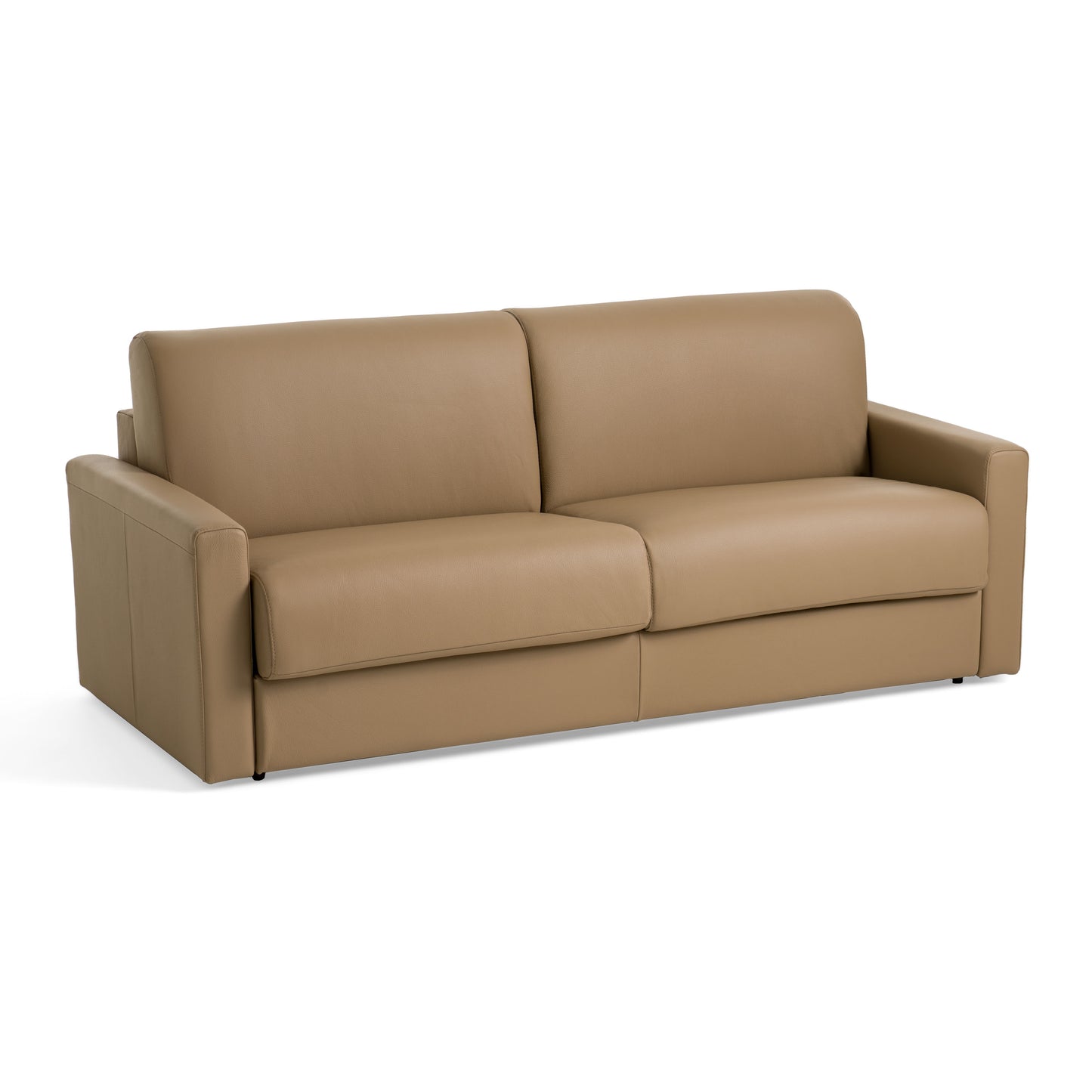 Lamod Italia Revers Italian Modern Desert Leather Queen Sofabed