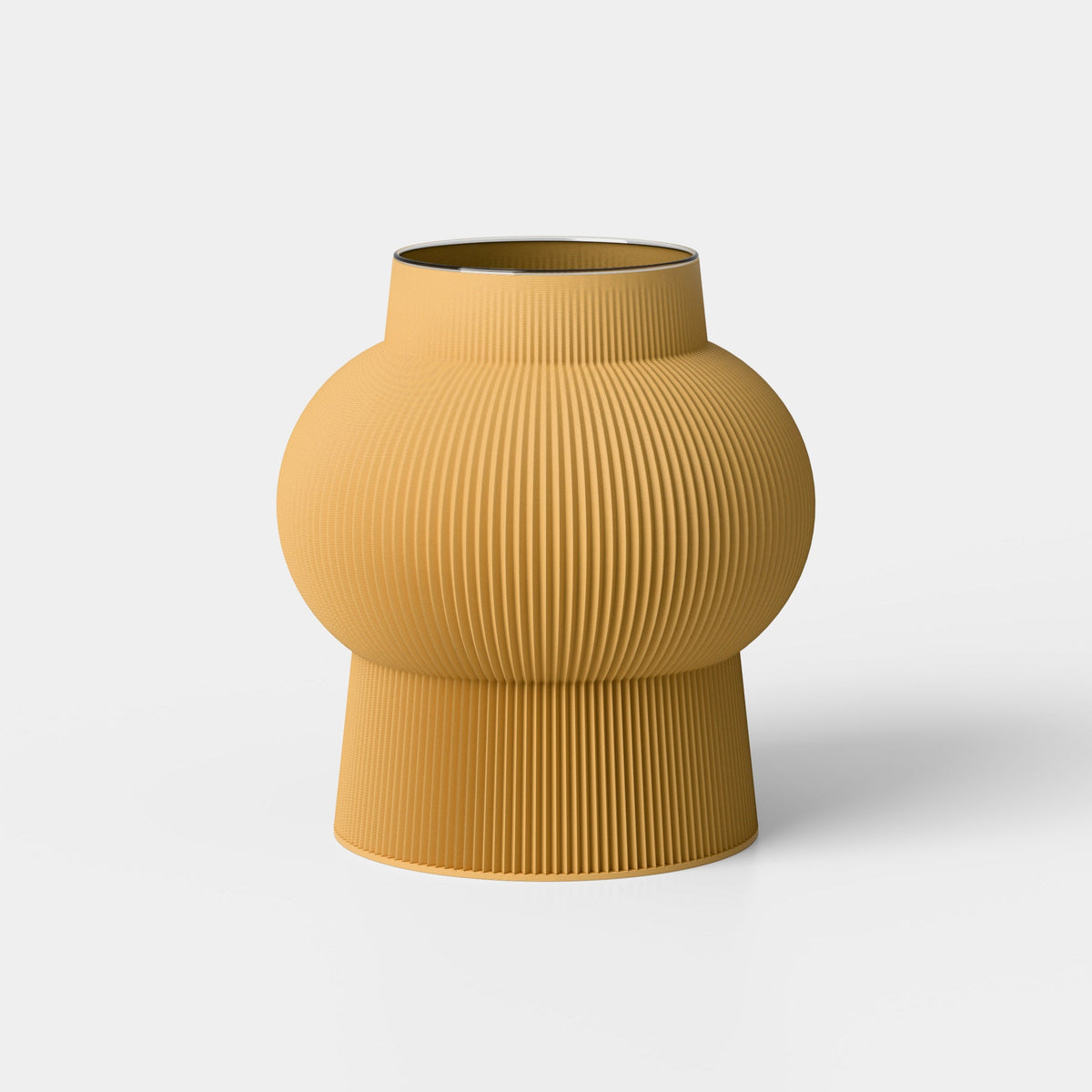recozy Rocket 2 Vase in Golden Orange – 3D-printed vase, photo 2