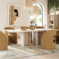Nova Domus Roma Modern Travertine Rectangular Dining Table
