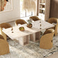 Nova Domus Roma Modern Travertine Rectangular Dining Table