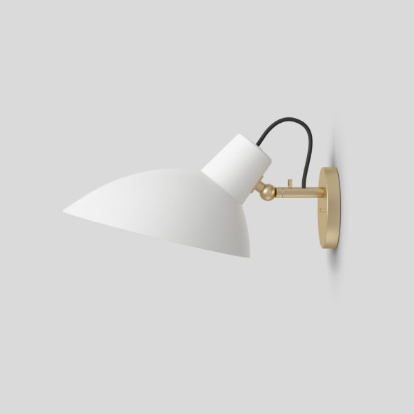 VV Cinquanta Wall by Astep — brass mount with white reflector