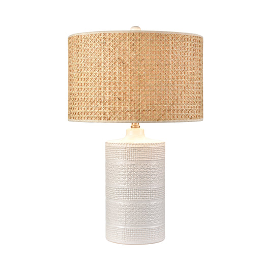 Seymour 24" Table Lamp White Glaze by Elk