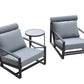 Renava Boardwalk Outdoor Grey Lounge Chair Set