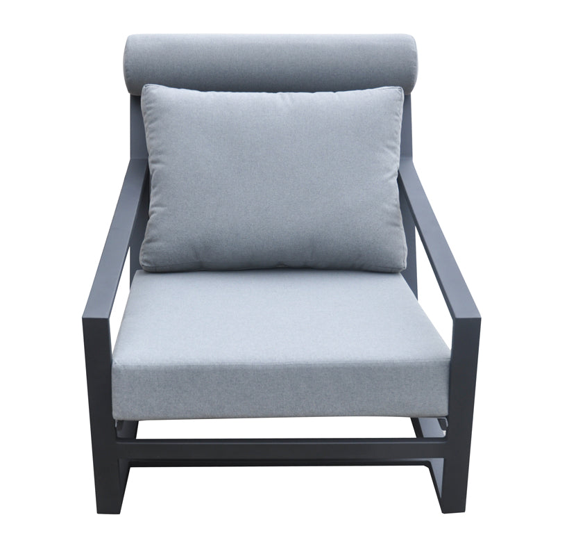 Renava Boardwalk Outdoor Grey Lounge Chair Set