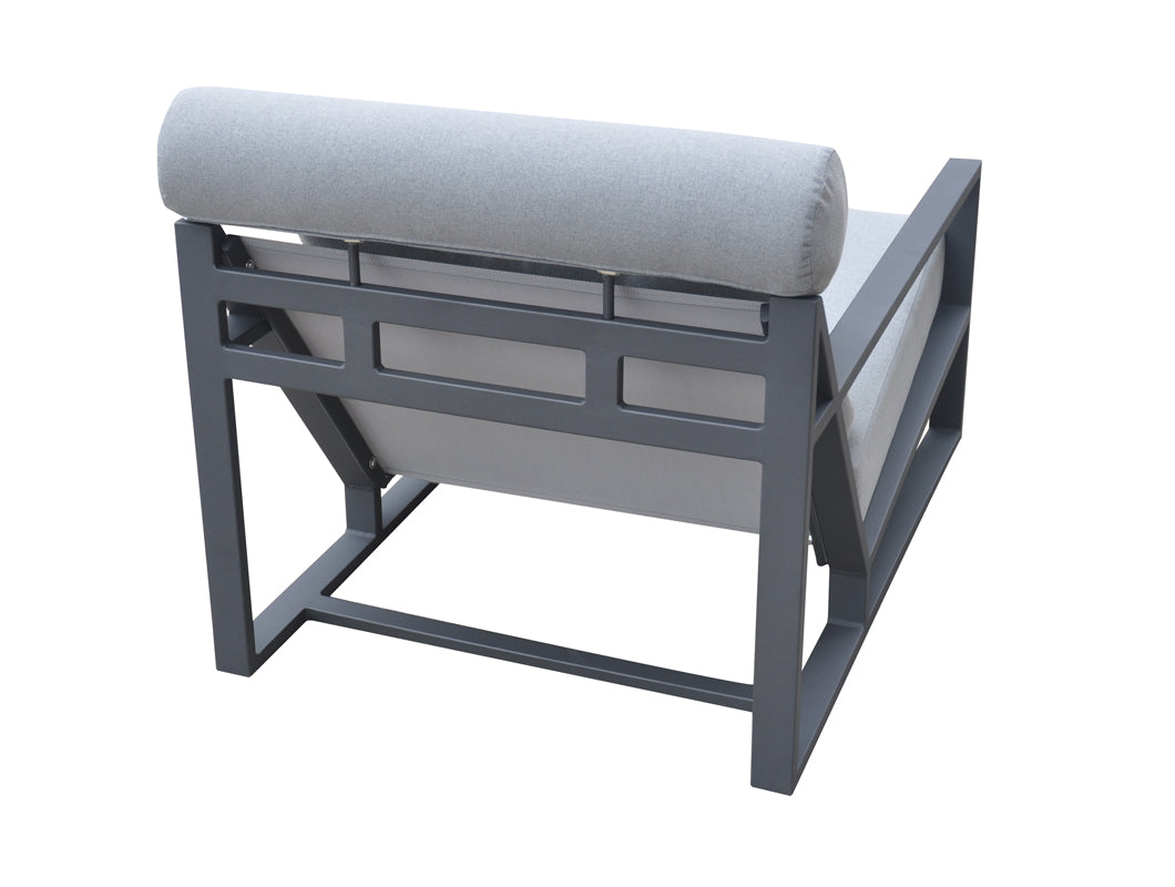 Renava Boardwalk Outdoor Grey Lounge Chair Set