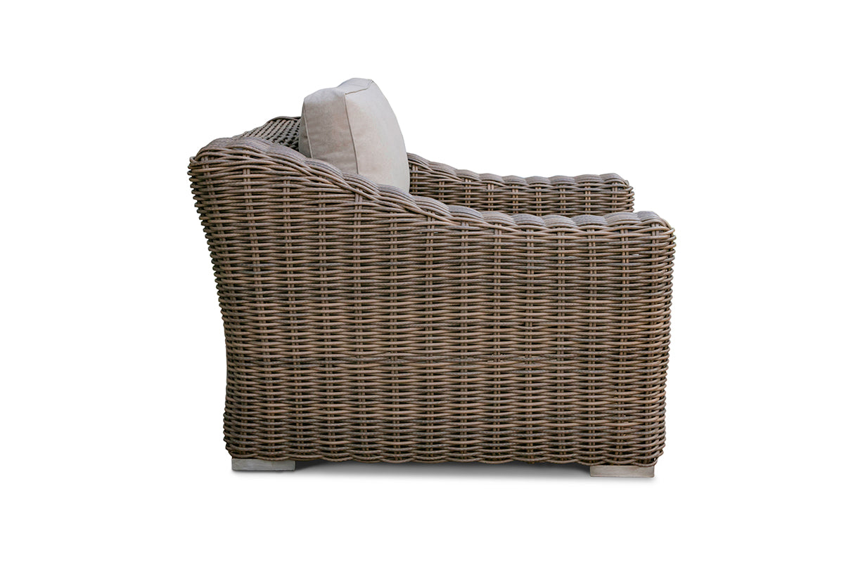 Renava Sapelo Outdoor Beige Wicker Sofa Set