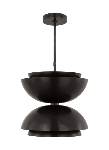 Shanti Large Double Pendant Light by Visual & Comfort & Co