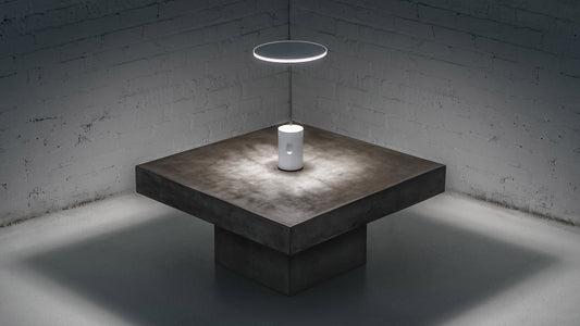 Artemide Sisifo Table Lamp in a room setting