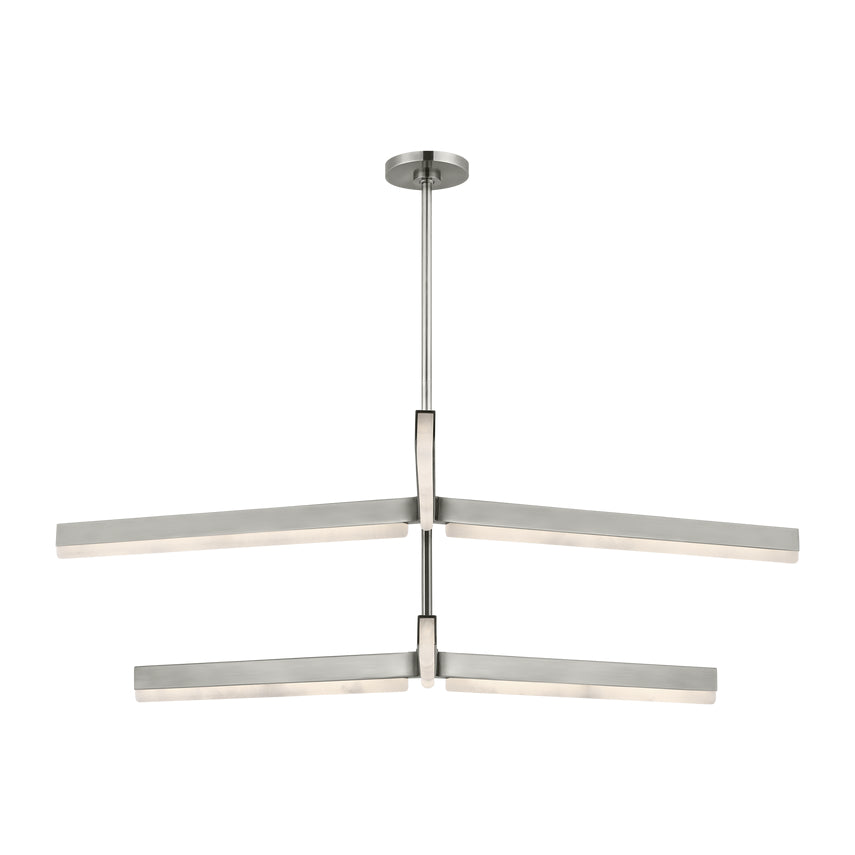 Linea 56In Alabaster LED Chandelier by Visual & Comfort & Co