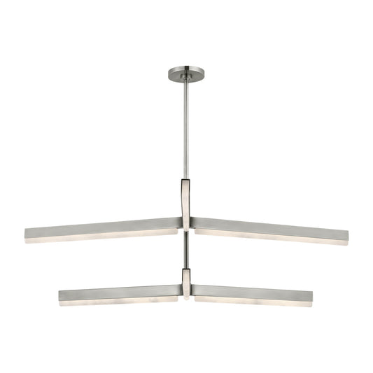 Linea 56In Alabaster LED Chandelier by Visual & Comfort & Co