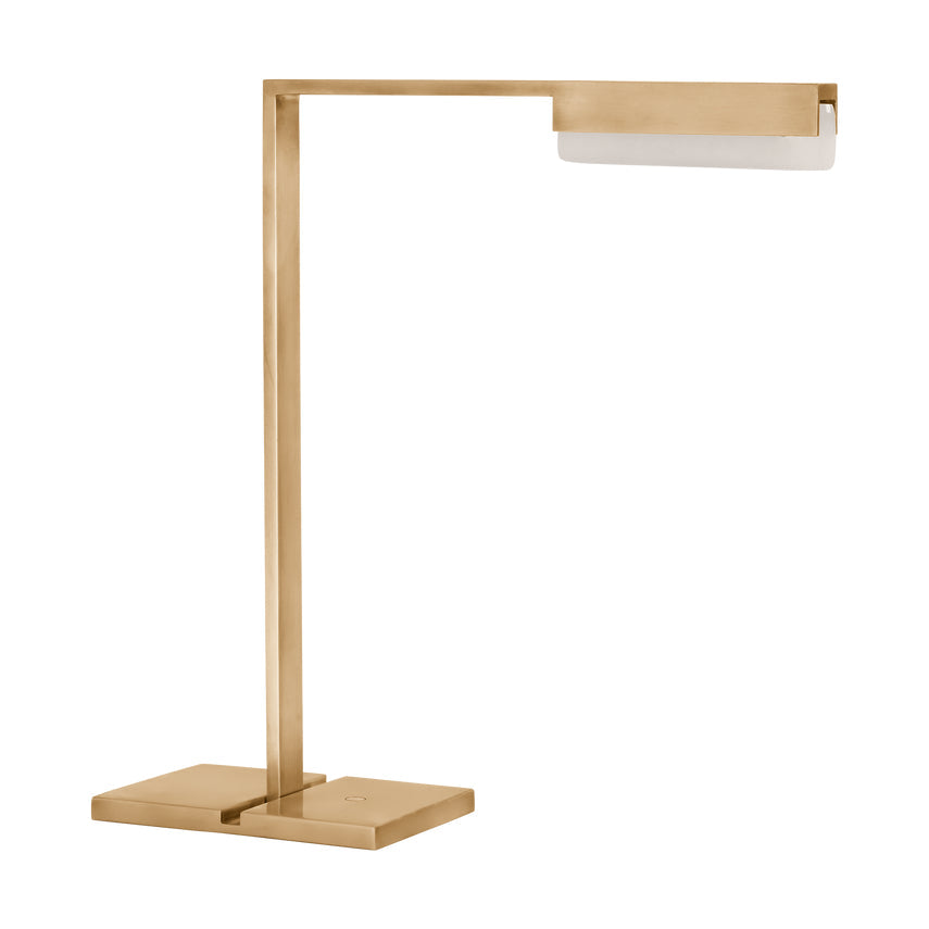 Linea 15 Alabaster Desk Lamp by Visual & Comfort & Co