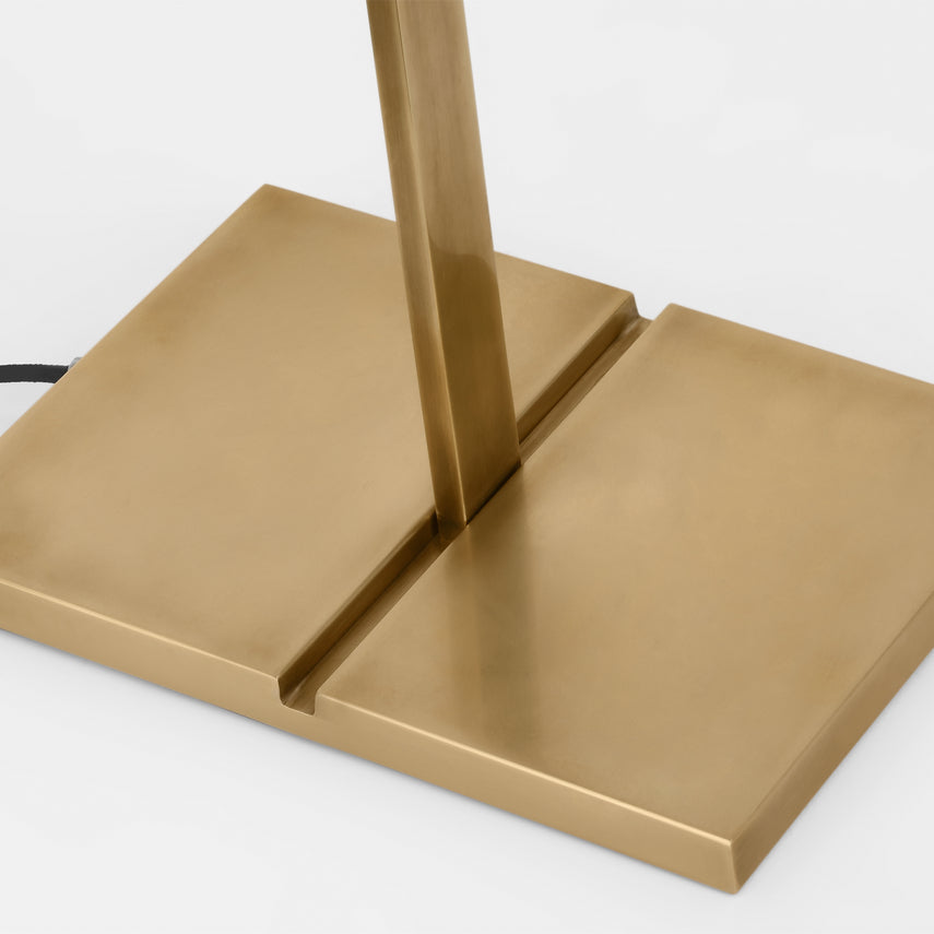 Linea 42 Alabaster LED Floor Lamp Dimmable by Visual & Comfort & Co