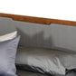 Nova Domus Soria Mid-Century Grey and Walnut Bed
