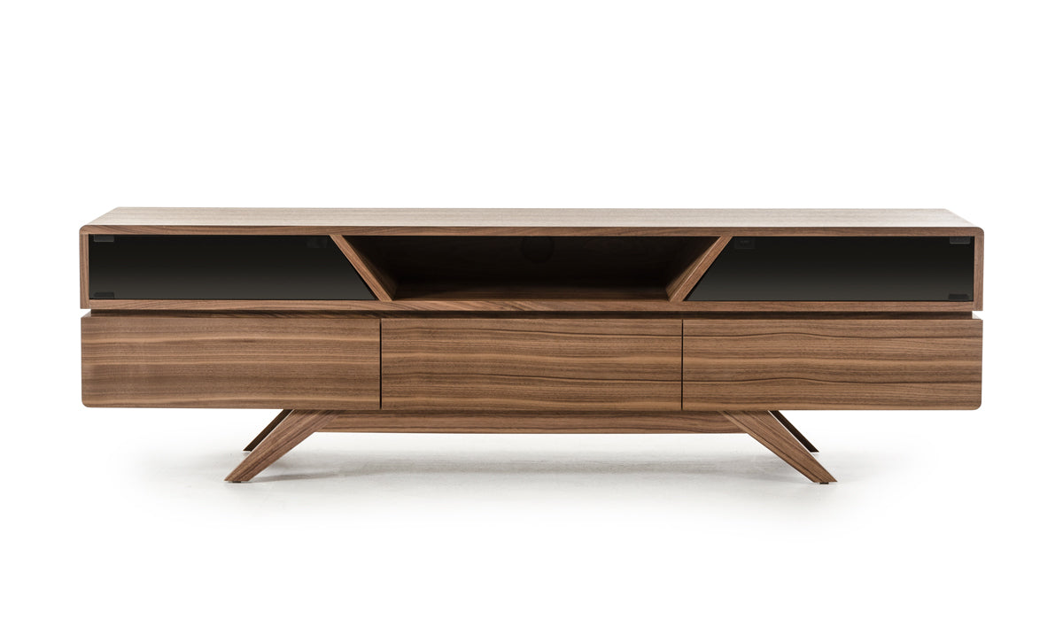 Nova Domus Soria Mid-Century Walnut TV Stand