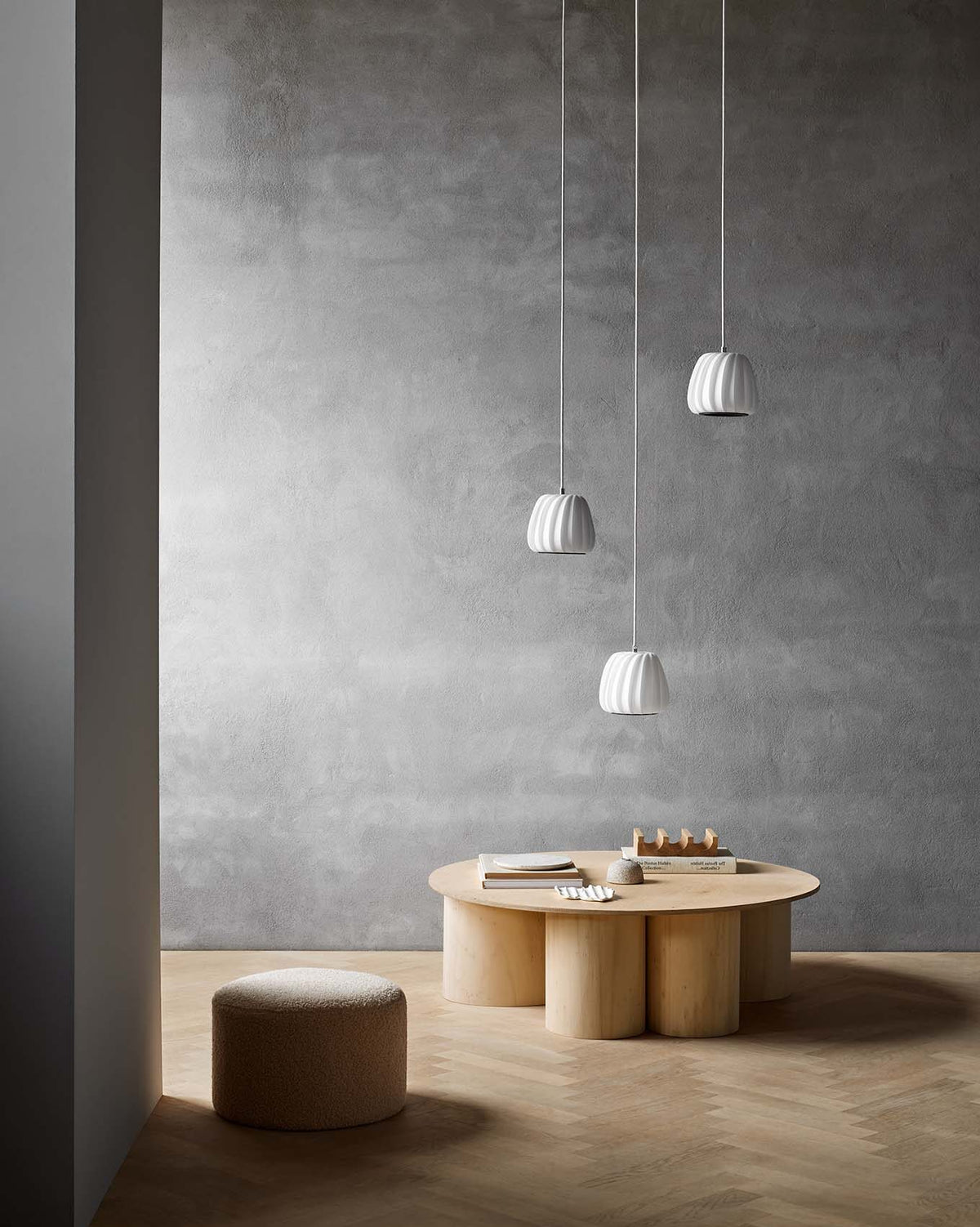 Tom Rossau ST906 Mini pendant light – White Coated Paper, switched off