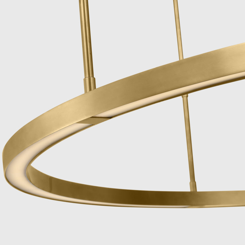 Visual Comfort Stagger Ring X-Large LED Chandelier – view 4