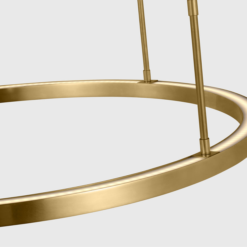 Visual Comfort Stagger Ring Medium LED Chandelier – view 5