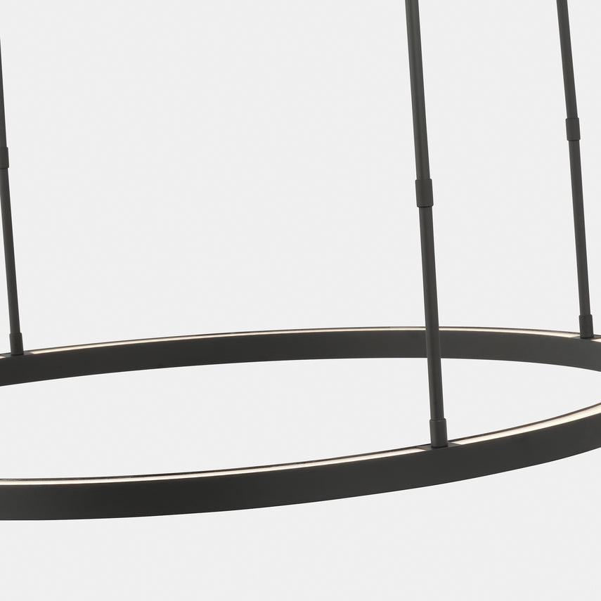 Visual Comfort Stagger Ring Medium LED Chandelier – view 7