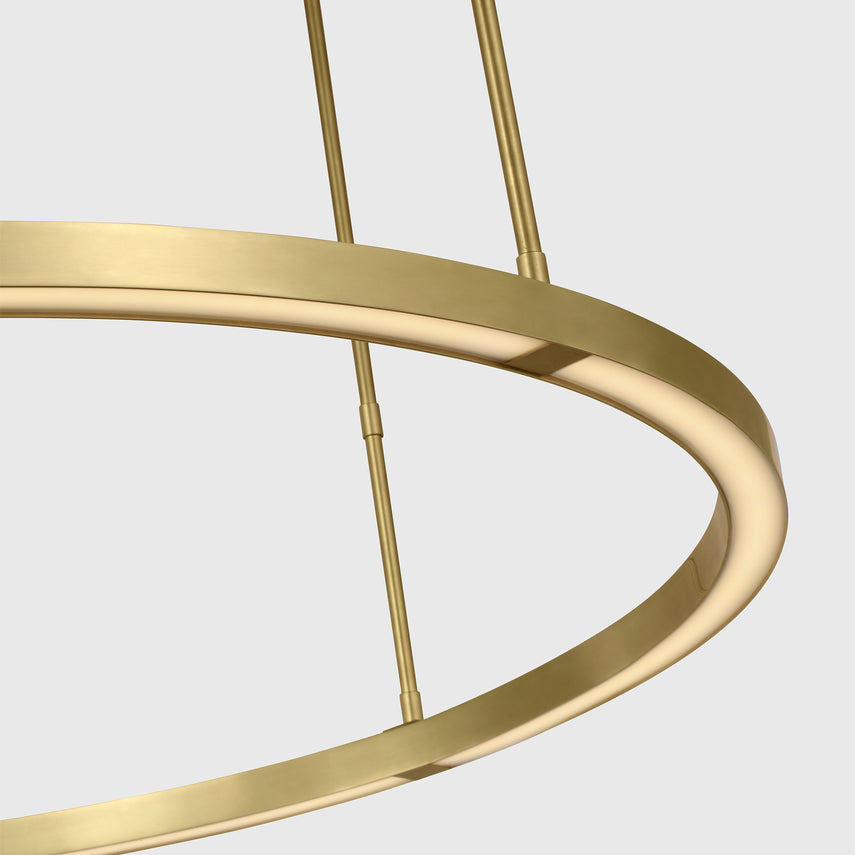 Visual Comfort Stagger Ring Large LED Chandelier – view 5