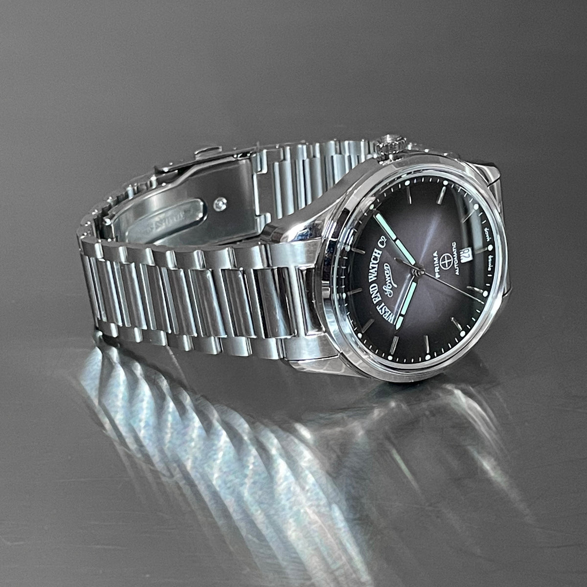 West End Watch Co. Sowar Steel – automatic watch, photo 5