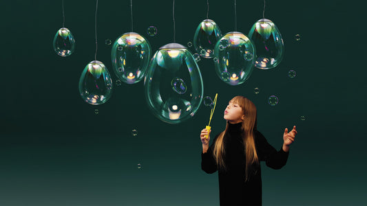 Artemide Stellar Nebula Pendant Light in a room setting