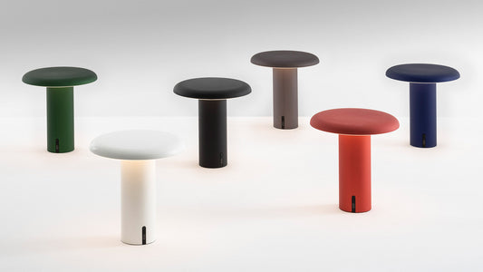Artemide Takku Table Lamp in a room setting