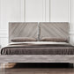 Nova Domus Alexa Italian Modern Grey Bed