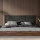 Nova Domus Rado Modern Walnut and Stucco Nightstand