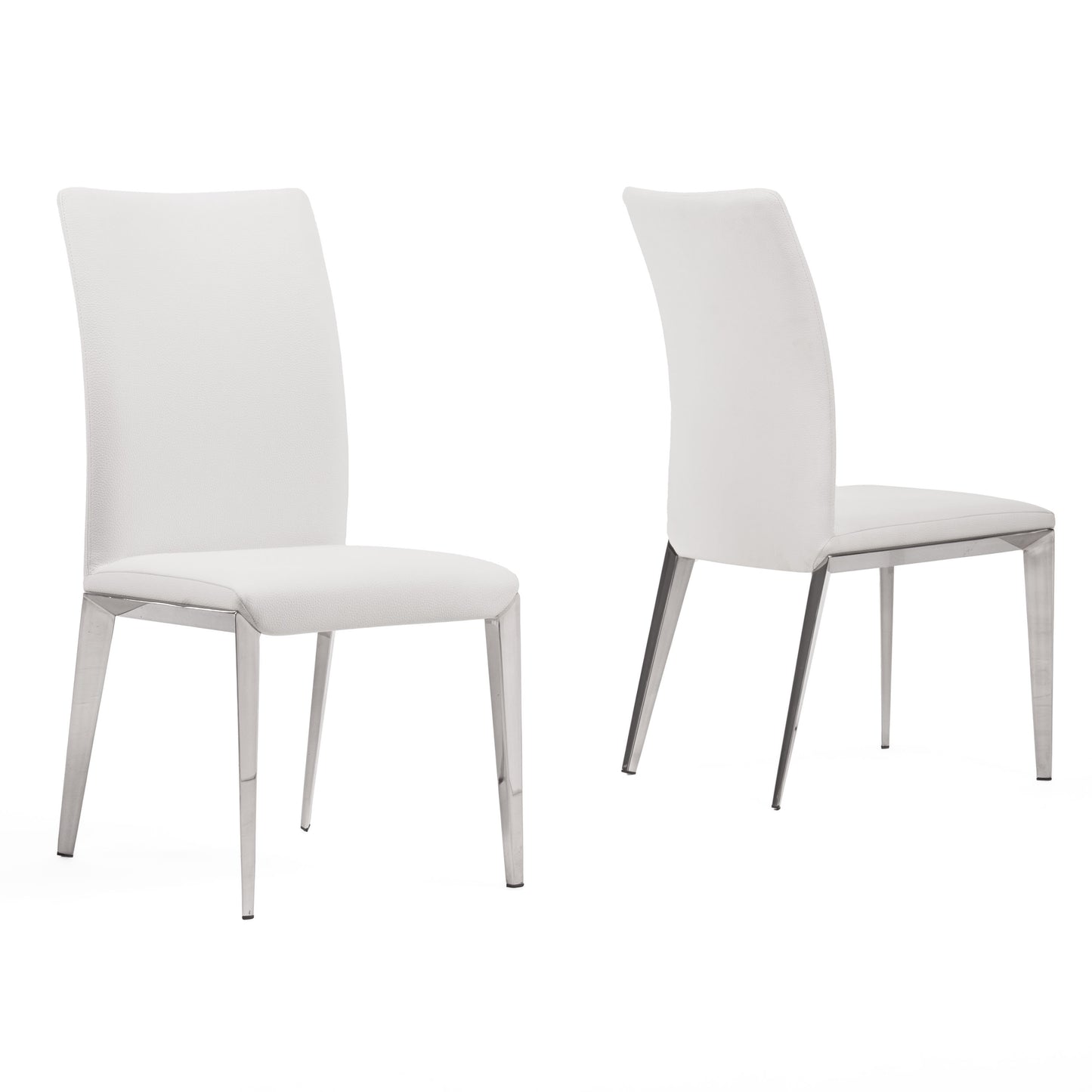 Taryn Modern White Dining Chair Set of 2