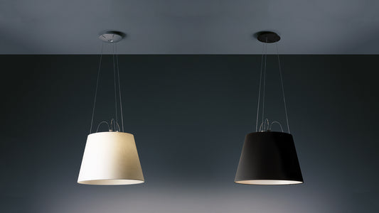 Artemide Tolomeo Mega Pendant Light in a room setting