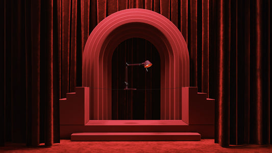 Artemide Tolomeo Micro Table Lamp in a room setting