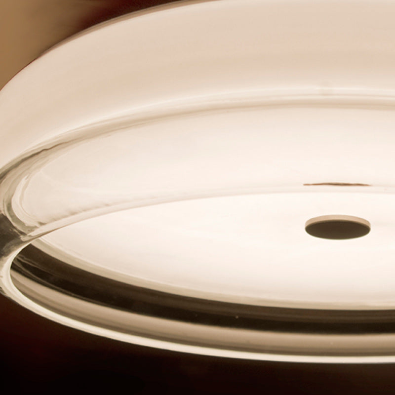 Besa Topper 12 layered glass, close-up of the fused rings