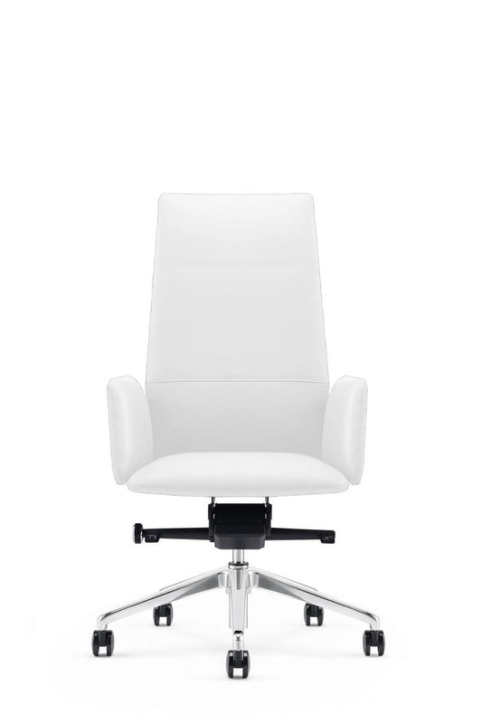 Modrest Tricia Modern White High Back Executive Office Chair