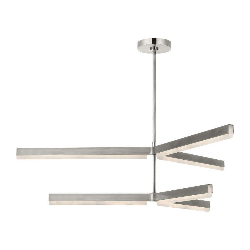 Linea 56In Alabaster LED Chandelier by Visual & Comfort & Co