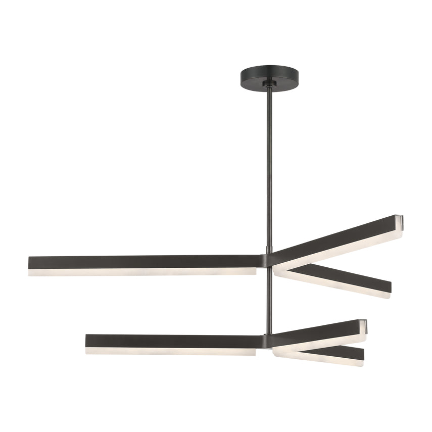Linea 56In Alabaster LED Chandelier by Visual & Comfort & Co