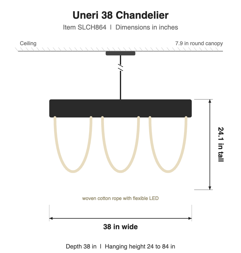 Visual Comfort Uneri 38 Chandelier – view 3