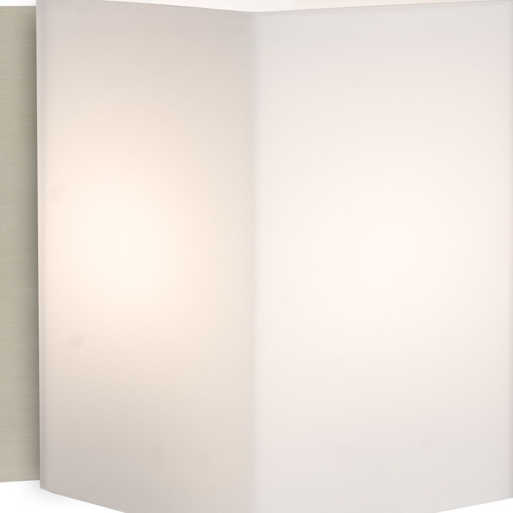 Besa Tito vanity light, Satin Nickel finish, close view