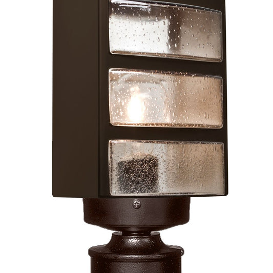 Besa Costaluz 3513 post lantern, Bronze, close view