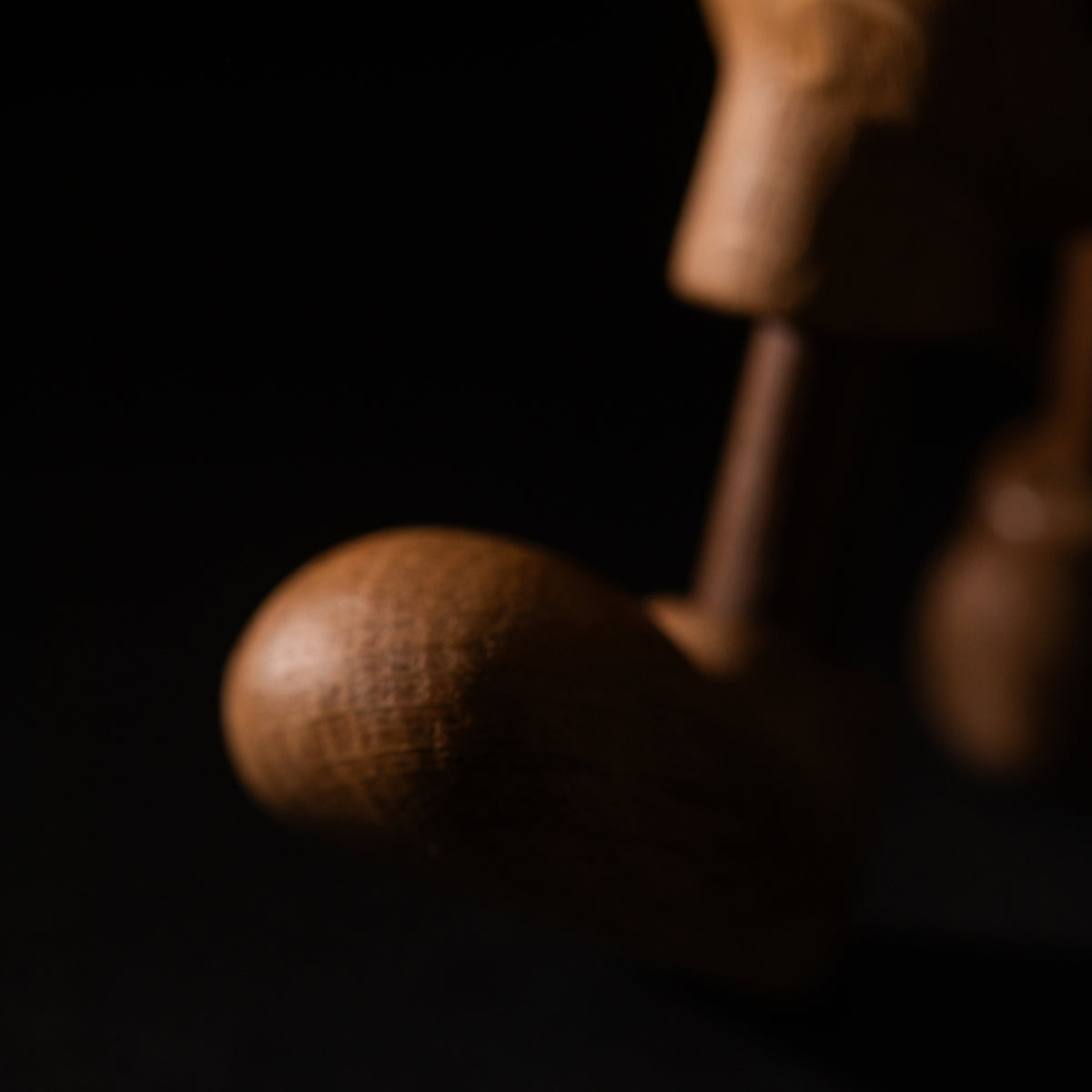 Boyhood Disney Mickey Mouse wooden figure in oak & smoked oak, view 14 (image 14)