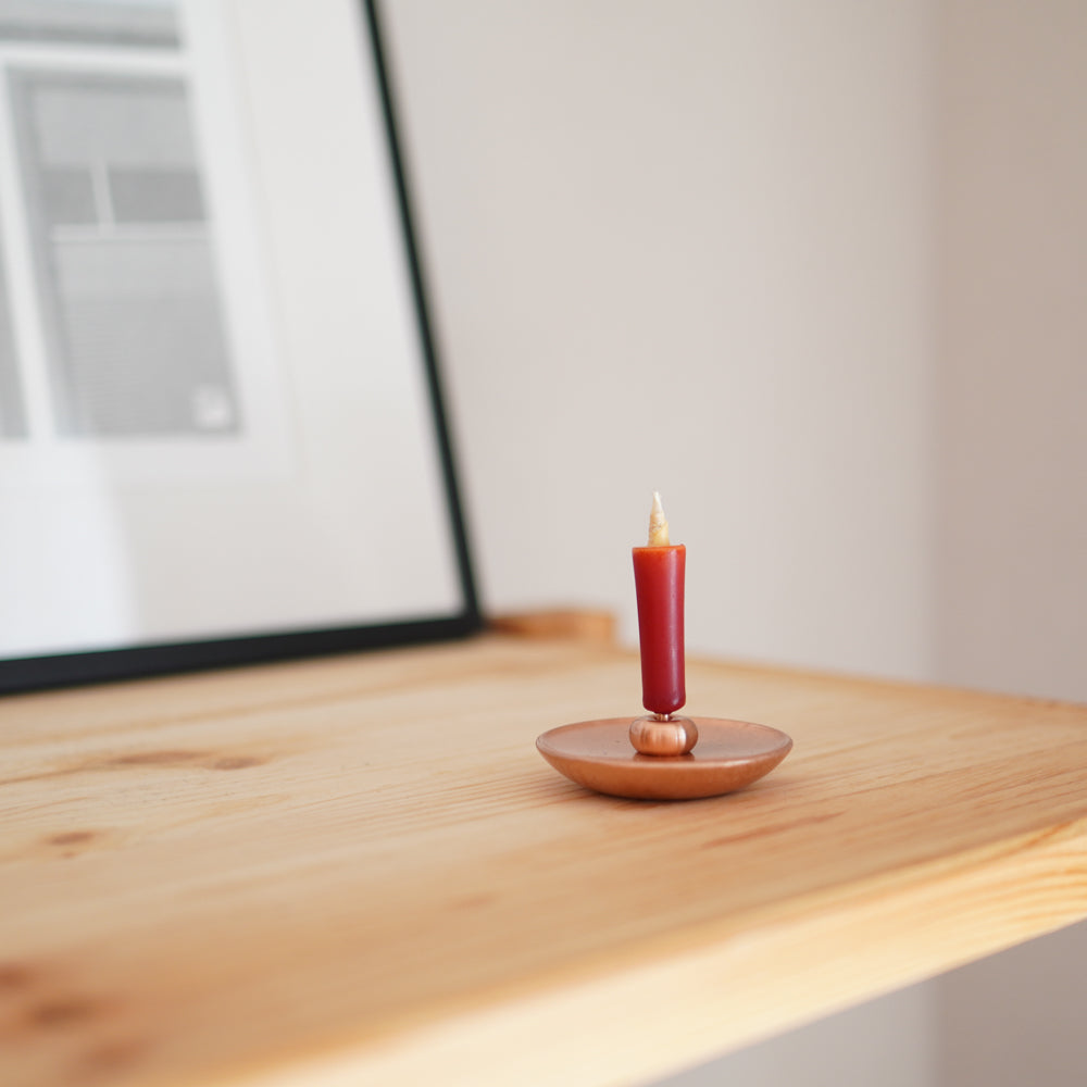 KUON Madoka Tomoshibi Candle Holder – brass candle holder, photo 13