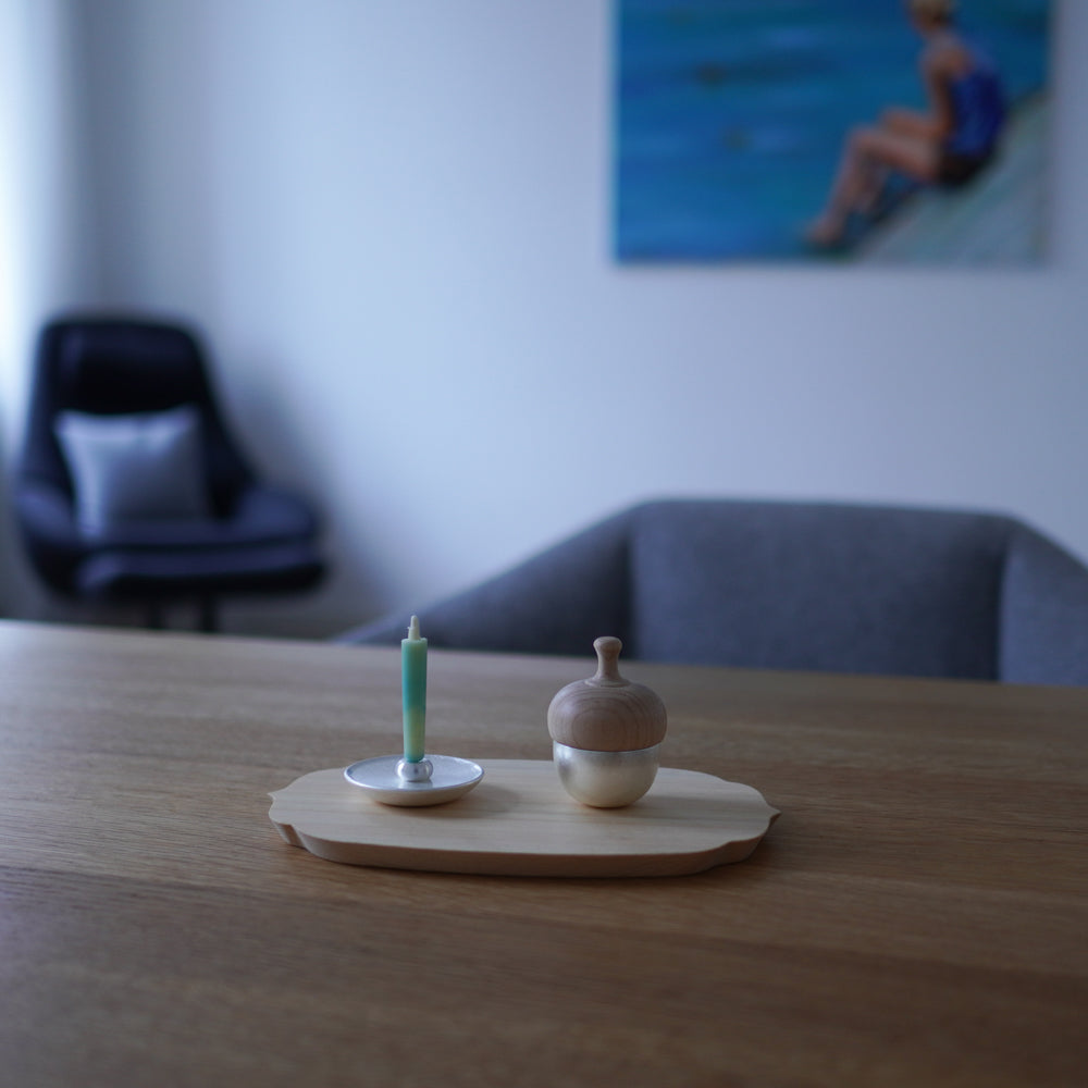 KUON Madoka Tomoshibi Candle Holder – brass candle holder, photo 15