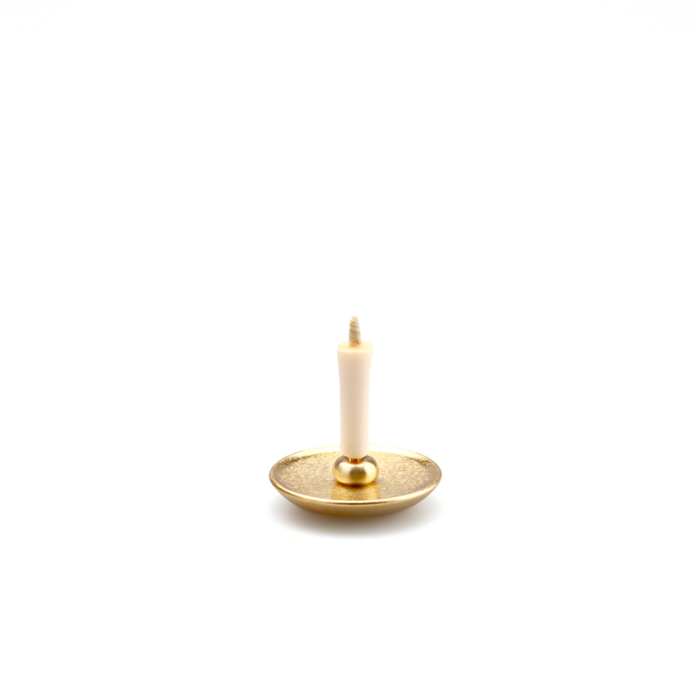 KUON Madoka Tomoshibi Candle Holder – brass candle holder, photo 6