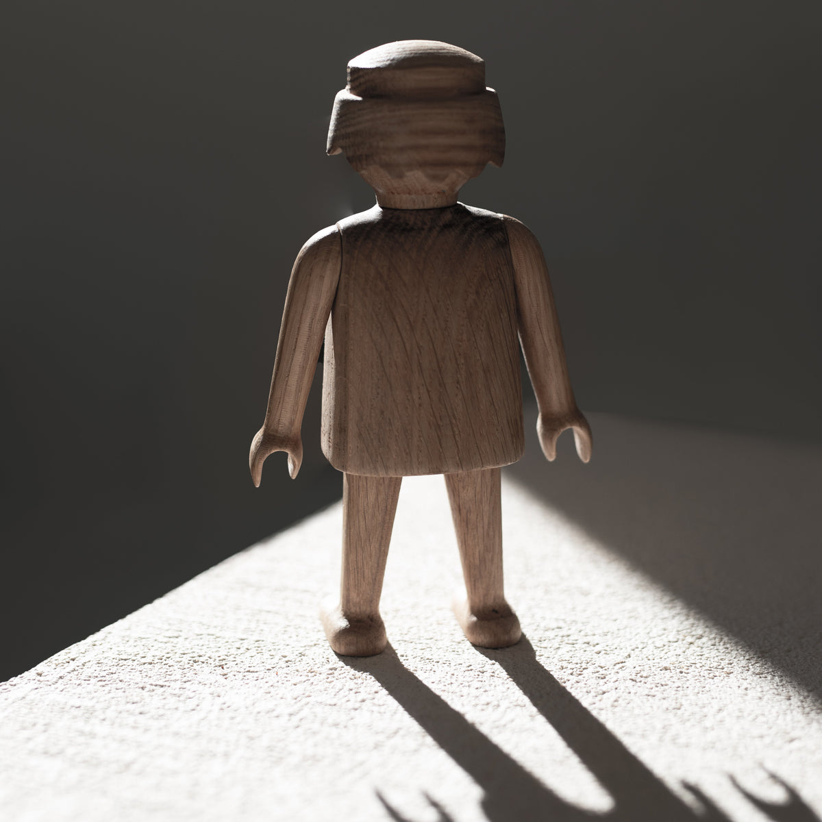 Boyhood Playmobil Man wooden figure in oak, view 14 (image 14)