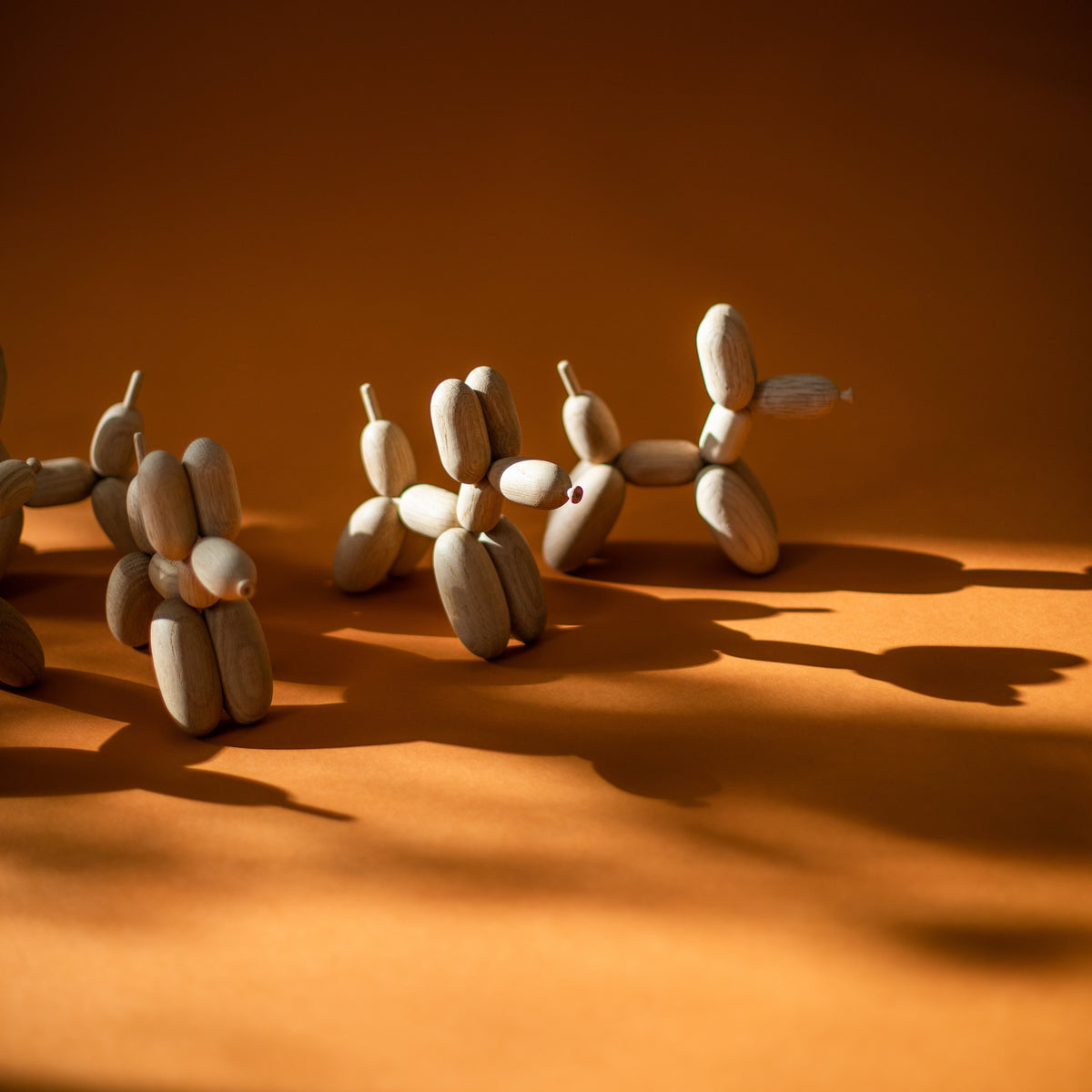Boyhood Ballon d’Og wooden figure in smoked oak, view 9 (image 9)