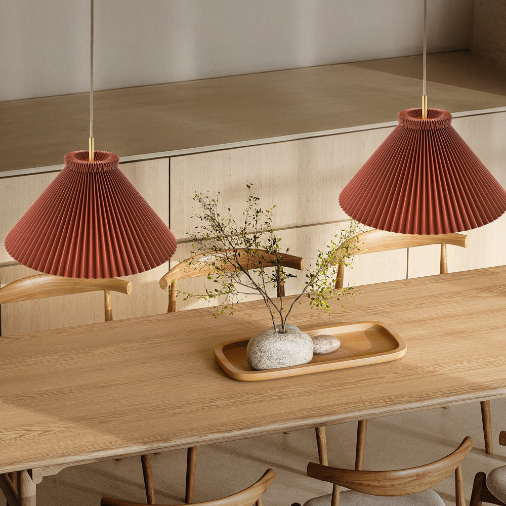 130 Pendant with Brass Fittings by Le Klint, Chocolate (photo 12)
