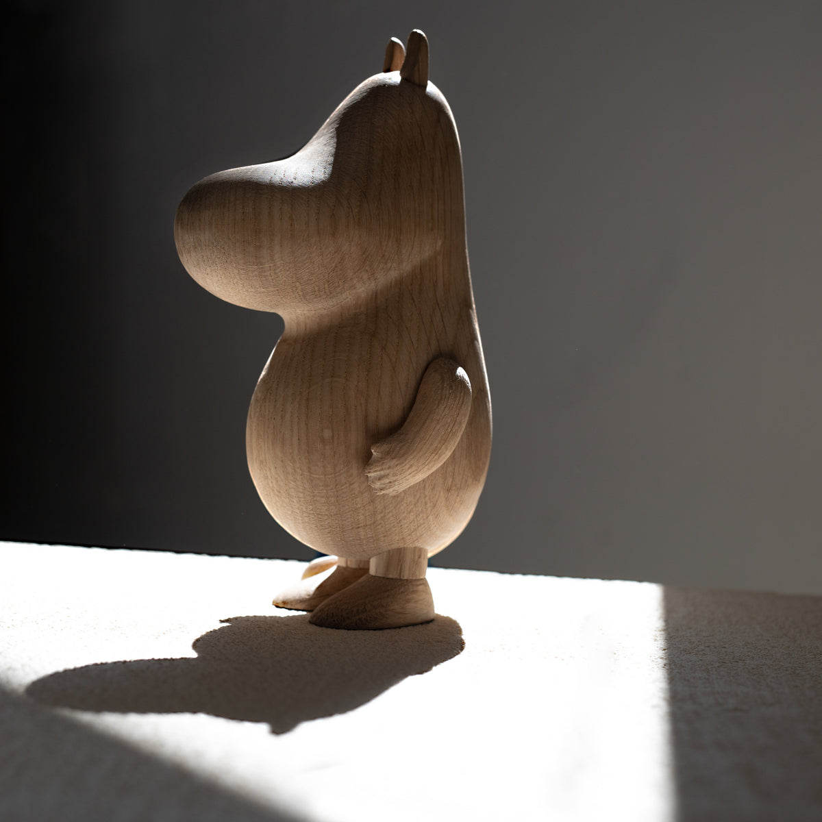 Boyhood Moomintroll wooden figure in oak, view 11 (image 11)