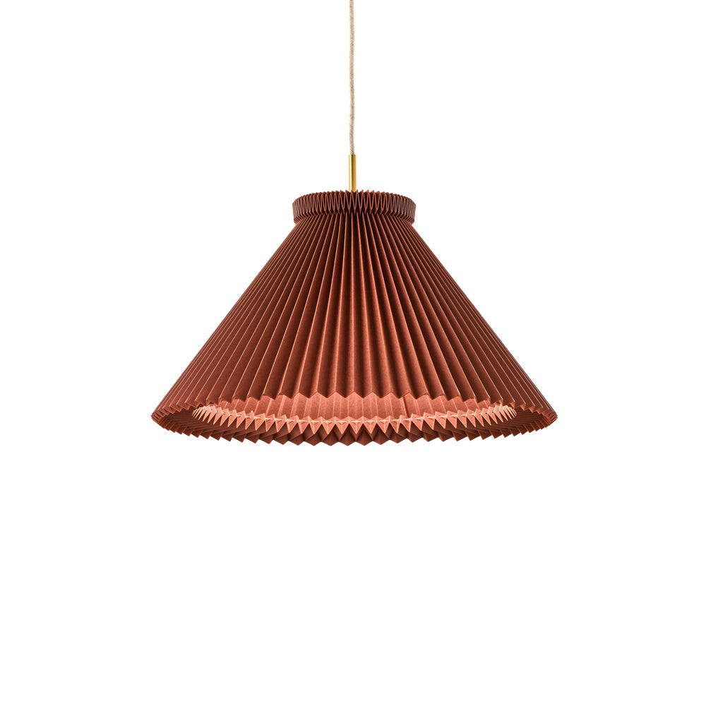 130 Pendant with Brass Fittings by Le Klint, Chocolate (photo 6)